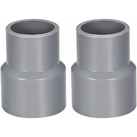 Darrahopens Home & Garden > DIY > Building Materials 0Mm X 32Mm Pvc Pipe Coupling Hub Reducer Dwv Grey 2 pcs