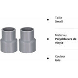Darrahopens Home & Garden > DIY > Building Materials 0Mm X 32Mm Pvc Pipe Coupling Hub Reducer Dwv Grey 2 pcs