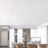 Darrahopens Home & Garden > DIY > Building Materials 12x Smooth Drop Ceiling Tile 2ft x 2ft PVC Ceiling Panel