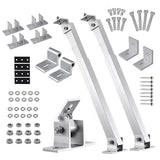 Darrahopens Home & Garden > DIY > Building Materials Adjustable Solar Panel Tilt Mount Brackets Kit Ground Roof Boat Mounting System