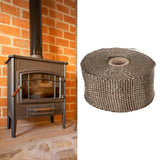 Darrahopens Home & Garden > DIY > Building Materials Fireproof Pipe Wrap Pipe Insulation Webbing Anti Scald Chimney Protective Wrap with 2 Clips for Furnace Tube Motorcycle Exhaust Pipes In Australia - Darrahopens