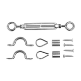 Darrahopens Home & Garden > DIY > Building Materials Pinnacle Hardware 316 Marine Grade Stainless Steel Eye/Eye Turnbuckle Balustrading Kit CHS032