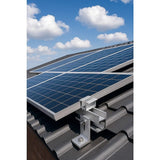 Darrahopens Home & Garden > DIY > Building Materials Universal Solar Panel Roof Mount Kit with Clamps – Brackets for RV, Home, Shed