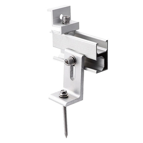 Darrahopens Home & Garden > DIY > Building Materials Universal Solar Panel Roof Mount Kit with Clamps – Brackets for RV, Home, Shed