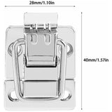 Darrahopens Home & Garden > DIY > Door Hardware 10 pcs Drawer Hardware Clasp Lock For Metal Jewelry Box Suitcase Lock Chests Latch