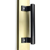 Darrahopens Home & Garden > DIY > Door Hardware 2 pcs 8" Aluminum Sliding Door Handle, Modern Metal Handle For Balcony Glass Doors, Bathroom Sliding Doors, Etc.