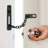 Darrahopens Home & Garden > DIY > Door Hardware 2 pcs Door Lock Chain With Screws, Anti-Theft Security Door Lock Chain For Interior Door Home Security
