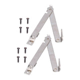 Darrahopens Home & Garden > DIY > Door Hardware 2 Set Folding Support Hinges Lid Lift Up Stay Hinge for Wooden Boxes Cabinet Cupboard Furniture Hardware In Australia - Darrahopens