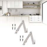 Darrahopens Home & Garden > DIY > Door Hardware 2 Set Folding Support Hinges Lid Lift Up Stay Hinge for Wooden Boxes Cabinet Cupboard Furniture Hardware In Australia - Darrahopens