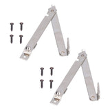Darrahopens Home & Garden > DIY > Door Hardware 2 Set Folding Support Hinges Lid Lift Up Stay Hinge for Wooden Boxes Cabinet Cupboard Furniture Hardware In Australia - Darrahopens