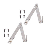 Darrahopens Home & Garden > DIY > Door Hardware 2 Set Folding Support Hinges Lid Lift Up Stay Hinge for Wooden Boxes Cabinet Cupboard Furniture Hardware In Australia - Darrahopens