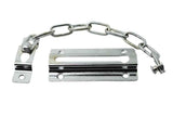 Darrahopens Home & Garden > DIY > Door Hardware 2Pcs Door Security Chain Lock Door Chain Lock with 12 Screws for Wood Door-Silver