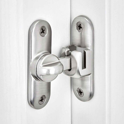 Darrahopens Home & Garden > DIY > Door Hardware 2Pcs No-Drill Door Latch Buckle with Screws