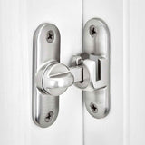 Darrahopens Home & Garden > DIY > Door Hardware 2Pcs No-Drill Door Latch Buckle with Screws