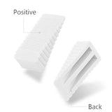 Darrahopens Home & Garden > DIY > Door Hardware 2Pcs Thick Rubber Wedge Door Stoppers Floor Carpet Heavy Duty Door Stop Security