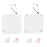 Darrahopens Home & Garden > DIY > Door Hardware 2x Punch-free Automatic Door Closer Sensor Auto for Home Kitchen Door Security - White