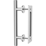 Darrahopens Home & Garden > DIY > Door Hardware 30Cm Sliding Door Handle Set, Stainless Steel Sliding Door Handle, Large Rustic Size, Suitable For Gates, Garages,