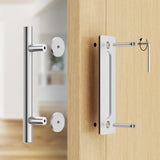 Darrahopens Home & Garden > DIY > Door Hardware 30Cm Sliding Door Handle Set, Stainless Steel Sliding Door Handle, Large Rustic Size, Suitable For Gates, Garages,