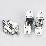 Darrahopens Home & Garden > DIY > Door Hardware 3D Invisible Hinge. Satin Stainless Steel. 2 Pieces, 2395Mm (Left + Right)