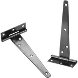 Darrahopens Home & Garden > DIY > Door Hardware 4 Pack Hinges, Black Barn Door Hinges, Door Hinges, Stainless Steel Flat Hinge For Gates, Closet - 6 Inch