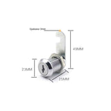 Darrahopens Home & Garden > DIY > Door Hardware 4 Pcs Cylinder Furniture Locks for Cupboards Cabinets and Wardrobes, 25 mm