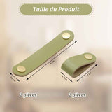 Darrahopens Home & Garden > DIY > Door Hardware 4 pcs Leather Handle Furniture Knobs Leather Handles Window Leather Door Knobs Wardrobe Door Knobs For Cabinets