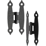 Darrahopens Home & Garden > DIY > Door Hardware 6 pcs Antique Metal Hinges For Cabinets, Cupboard Doors, Chests, Crates Retro Country House Style 65 X 34Mm