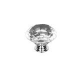 Darrahopens Home & Garden > DIY > Door Hardware Door Knobs Handles Clear Crystal Diamond Glass Kitchen Cupboard Cabinet Pulls 40MM - Red-10PCS
