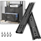 Darrahopens Home & Garden > DIY > Door Hardware Drawer Slide With DAmper Drawer Slide 45Kg Load Capacity With Ball Bearing 1 Pair