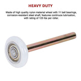 Darrahopens Home & Garden > DIY > Door Hardware Garage Door Roller / Wheel / Heavy-duty 11 Ball Bearing 12 Pack