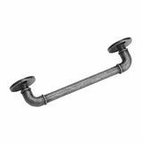 Darrahopens Home & Garden > DIY > Door Hardware Gate Pull Handle Zinc Alloy Retro Round Base Furniture Hardware for Door Drawer Cabinet Wardrobe Closet Retro Silver In Australia - Darrahopens