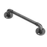 Darrahopens Home & Garden > DIY > Door Hardware Gate Pull Handle Zinc Alloy Retro Round Base Furniture Hardware for Door Drawer Cabinet Wardrobe Closet Retro Silver In Australia - Darrahopens