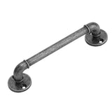 Darrahopens Home & Garden > DIY > Door Hardware Gate Pull Handle Zinc Alloy Retro Round Base Furniture Hardware for Door Drawer Cabinet Wardrobe Closet Retro Silver In Australia - Darrahopens
