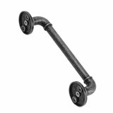 Darrahopens Home & Garden > DIY > Door Hardware Gate Pull Handle Zinc Alloy Retro Round Base Furniture Hardware for Door Drawer Cabinet Wardrobe Closet Retro Silver In Australia - Darrahopens