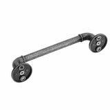 Darrahopens Home & Garden > DIY > Door Hardware Gate Pull Handle Zinc Alloy Retro Round Base Furniture Hardware for Door Drawer Cabinet Wardrobe Closet Retro Silver In Australia - Darrahopens