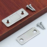 Darrahopens Home & Garden > DIY > Door Hardware Magnetic Cabinet Door Catches 4-Pack, 8-Pack, Self-Adhesive Stainless Steel Magnet Lock for Kitchen Cabinet Drawer Compatible with Various Brands