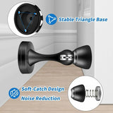 Darrahopens Home & Garden > DIY > Door Hardware Magnetic Door Stop Brushed Stainless Steel Satin Nickel Black Floor Mounted For Bedroom Bathroom Kitchen Office