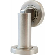 Darrahopens Home & Garden > DIY > Door Hardware Magnetic Door Stop Ms010 In Stainless Steel Look - Door Stop With Floor And Wall Mounting Hardware - Magnetic Door Stop