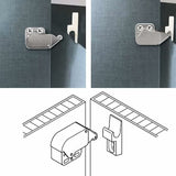 Darrahopens Home & Garden > DIY > Door Hardware Mini latches with spring, 6 pcs Mini automatic spring lock, Spring lock, Spring lock Mini cabinet lock Mini latch for kitchen cabinet door