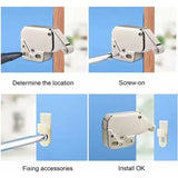 Darrahopens Home & Garden > DIY > Door Hardware Mini latches with spring, 6 pcs Mini automatic spring lock, Spring lock, Spring lock Mini cabinet lock Mini latch for kitchen cabinet door
