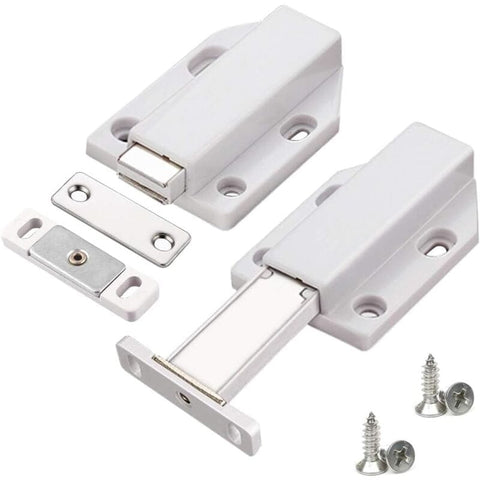 Darrahopens Home & Garden > DIY > Door Hardware Push To Open 2 Pieces Push Open Push Door Cupboard Magnet Closure For Cabinet Drawer System Magnetic Latch Lock Push