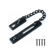 Darrahopens Home & Garden > DIY > Door Hardware Security Door Chain Narrow Door Limiter Spring Loaded Anti-Theft Door Lock With Screws For Home Internal Door,