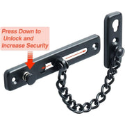 Darrahopens Home & Garden > DIY > Door Hardware Security Door Chain Narrow Door Limiter Spring Loaded Anti-Theft Door Lock With Screws For Home Internal Door,