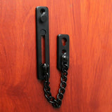 Darrahopens Home & Garden > DIY > Door Hardware Security Door Chain Narrow Door Limiter Spring Loaded Anti-Theft Door Lock With Screws For Home Internal Door,