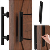 Darrahopens Home & Garden > DIY > Door Hardware Sliding Door Handle Black Door Handle Modern Barn Door Handle