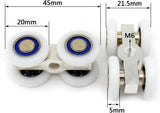 Darrahopens Home & Garden > DIY > Door Hardware Sliding Glass Door Rollers Set of 2 Compatible with Standard Doors