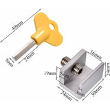Darrahopens Home & Garden > DIY > Door Hardware Sliding Window Lock 4 Pieces Sliding Door Lock Adjustable Window Lock Adjustable Sliding Door Locks Aluminum Alloy