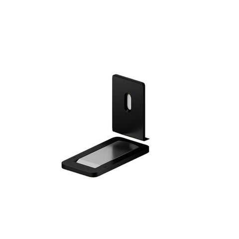 Darrahopens Home & Garden > DIY > Door Hardware Ultra-Thin Magnetic Door Stopper – Self-Adhesive, Anti-Collision, Windproof, One-Push Locking, Discreet Design for Glass Doors (Black)