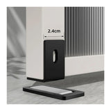 Darrahopens Home & Garden > DIY > Door Hardware Ultra-Thin Magnetic Door Stopper – Self-Adhesive, Anti-Collision, Windproof, One-Push Locking, Discreet Design for Glass Doors (Black)