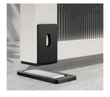 Darrahopens Home & Garden > DIY > Door Hardware Ultra-Thin Magnetic Door Stopper – Self-Adhesive, Anti-Collision, Windproof, One-Push Locking, Discreet Design for Glass Doors (Grey)